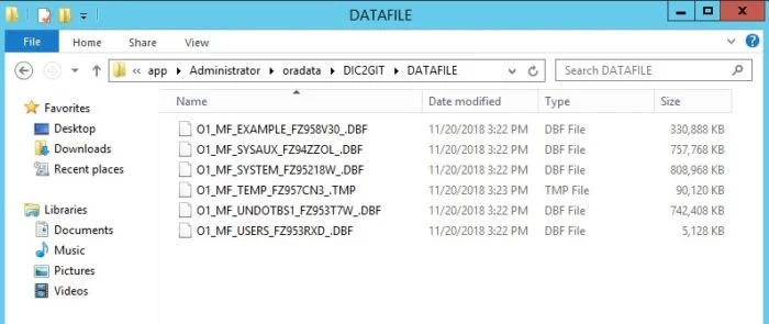 Creating an Oracle Database 12c