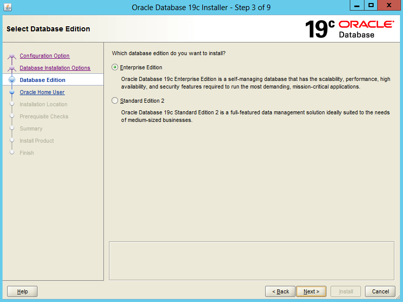 Install Oracle 19c on Windows Server