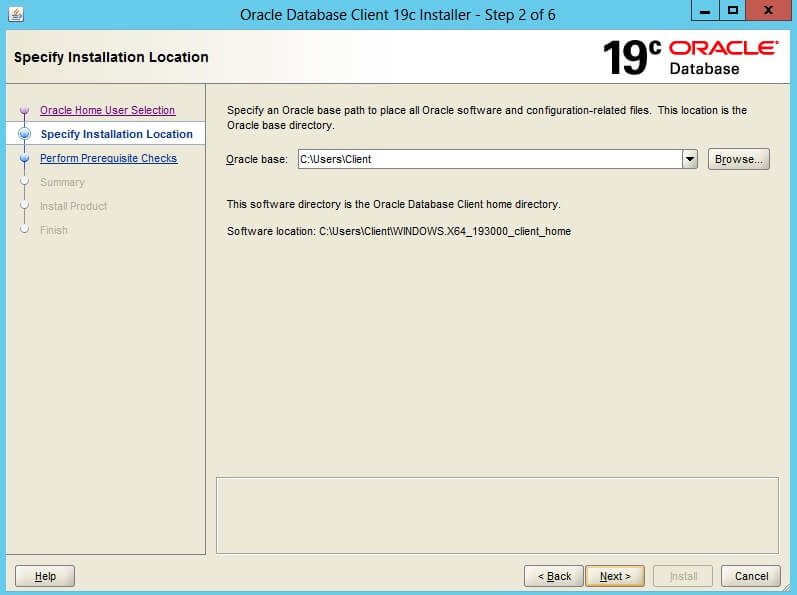Install Oracle Database Client on Windows 3